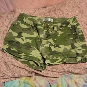 Camouflage shorts